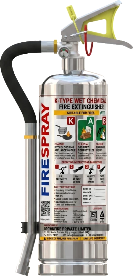 FireSpray K-type kitchen fire extinguisher