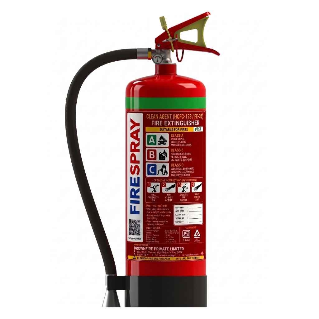 fire extinguisher for electrical panel