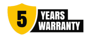 Five Years Warranty