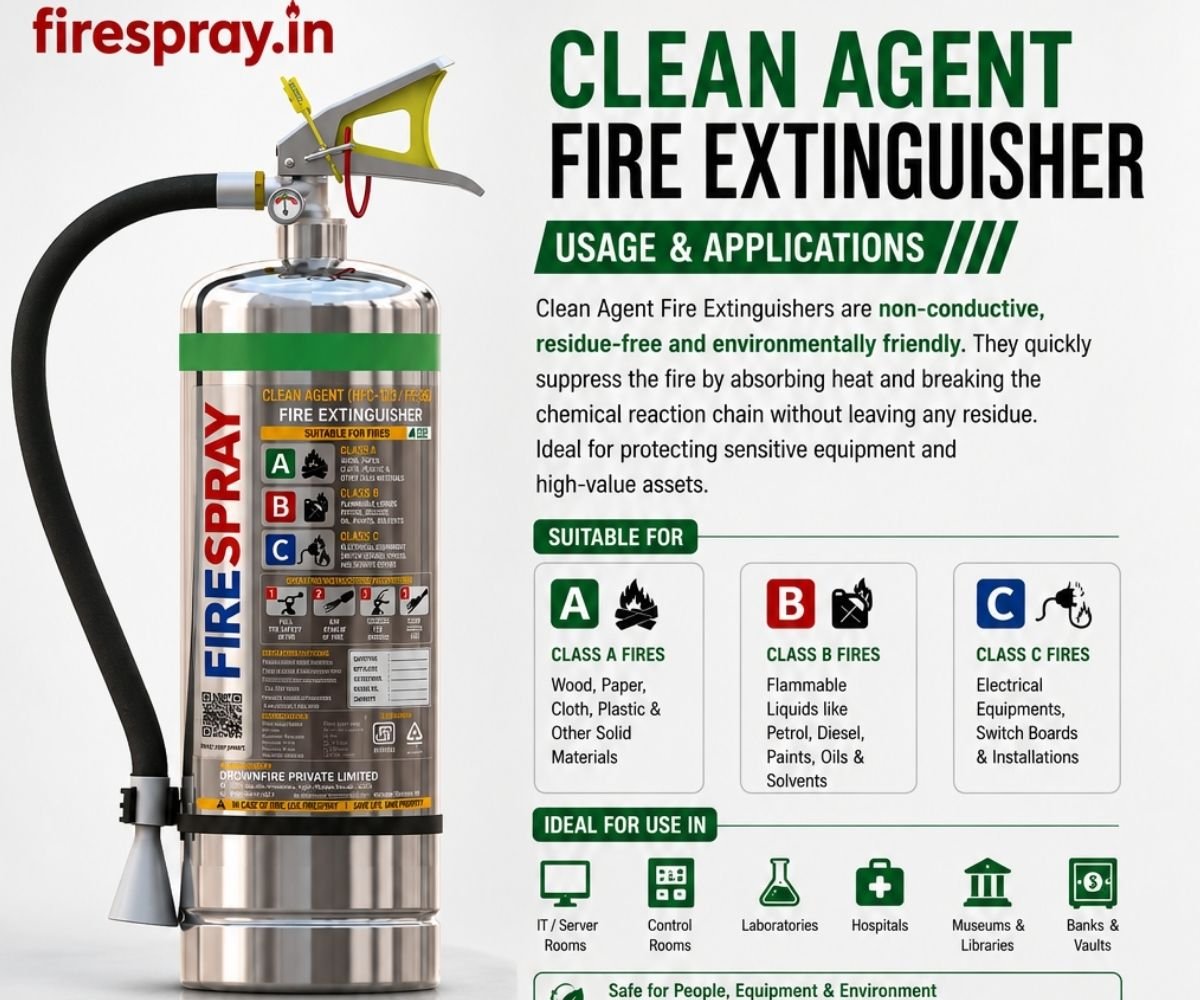 clean agent fire extinguisher