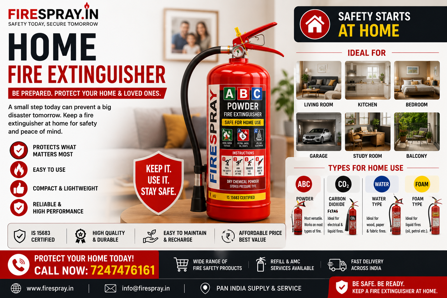 home fire extinguisher