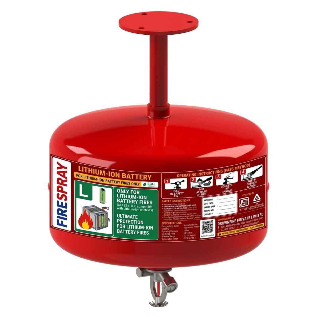 lithium fire extinguisher