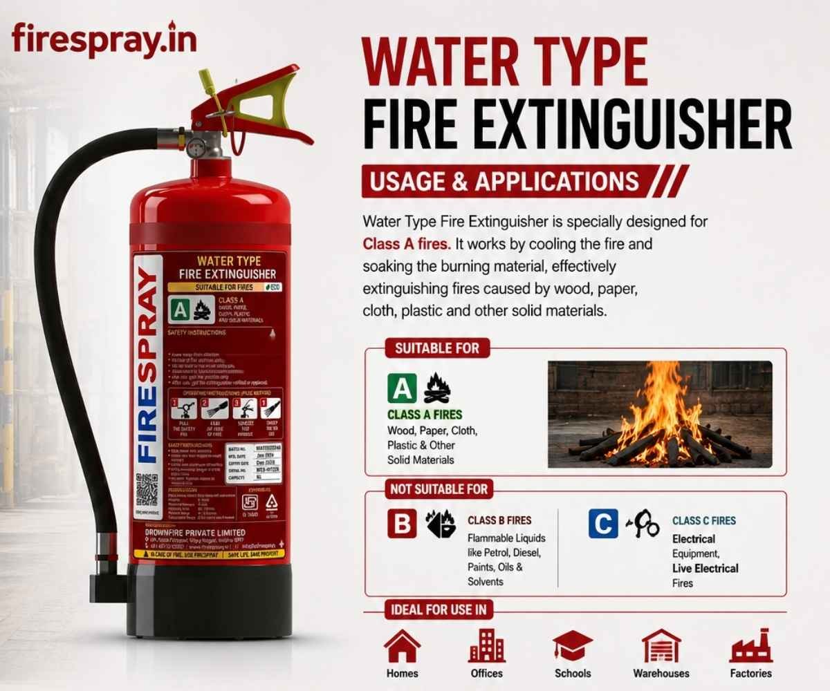 water fire extinguisher